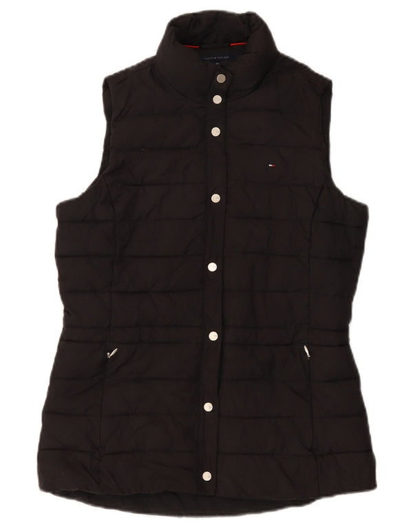 Tommy Hilfiger Chaleco acolchado para mujer UK 6 XS Poliéster negro