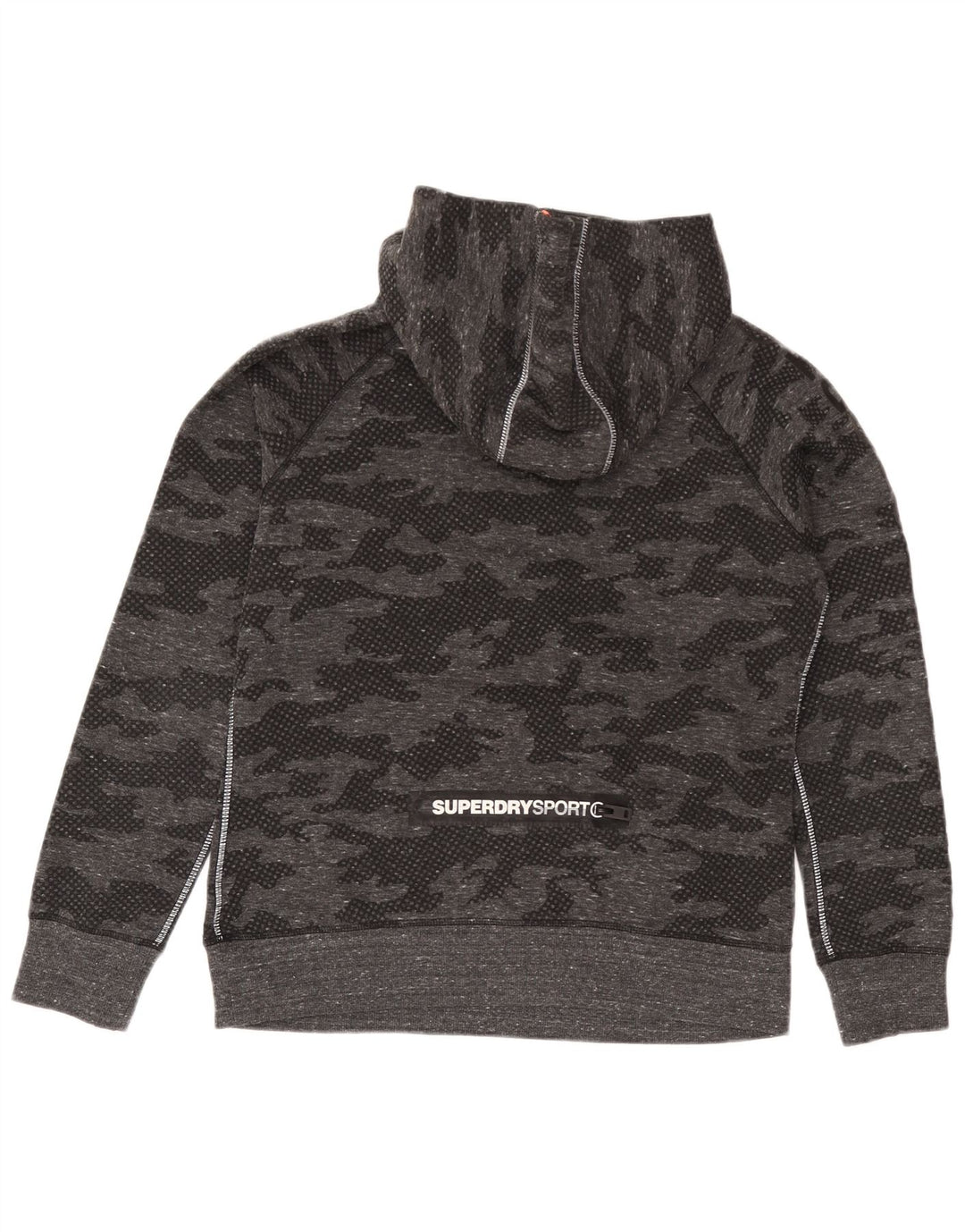 Chándal Superdry Graphic Full para mujer ES 40 XL Poliéster de camuflaje gris