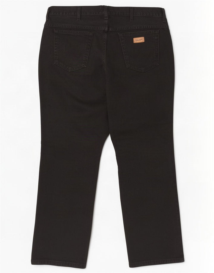 Wrangler Vaqueros rectos Texas para hombre W42 L30 Algodón negro