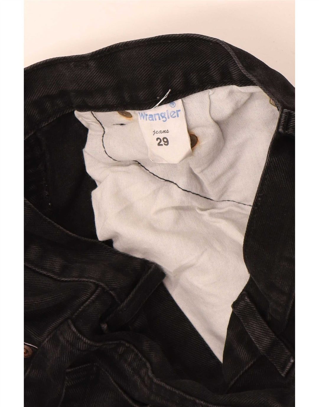 Wrangler Vaqueros rectos para hombre W29 L29 Algodón negro