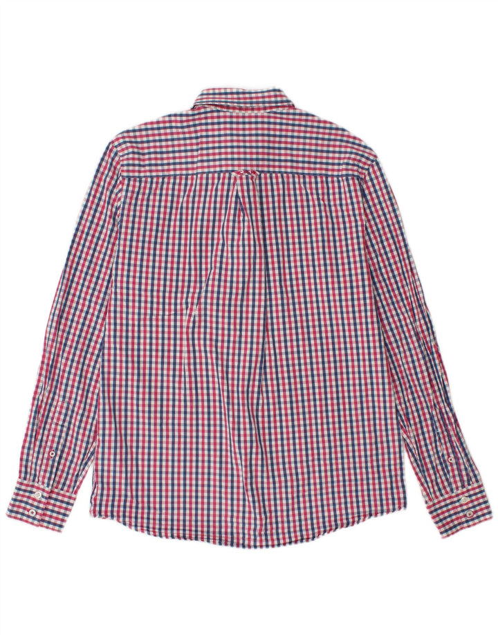 CREW CLOTHING Camisa de corte clásico para hombre Algodón a cuadros multicolor mediano