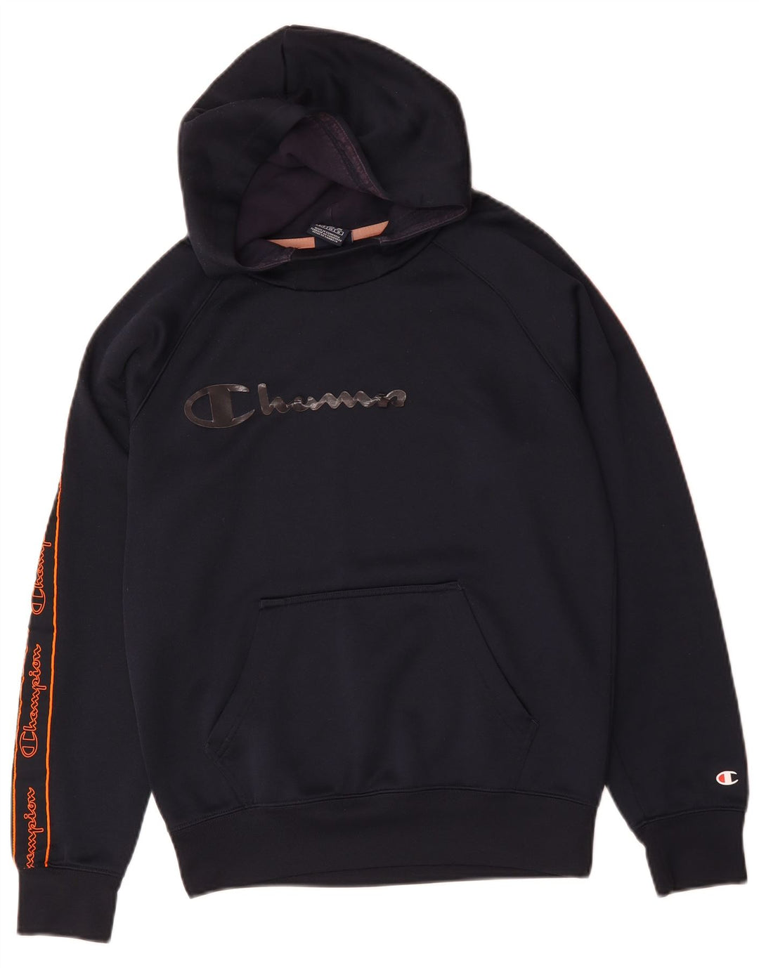 CHAMPION Jersey con capucha gráfica para hombre Jersey medio azul marino Poliéster