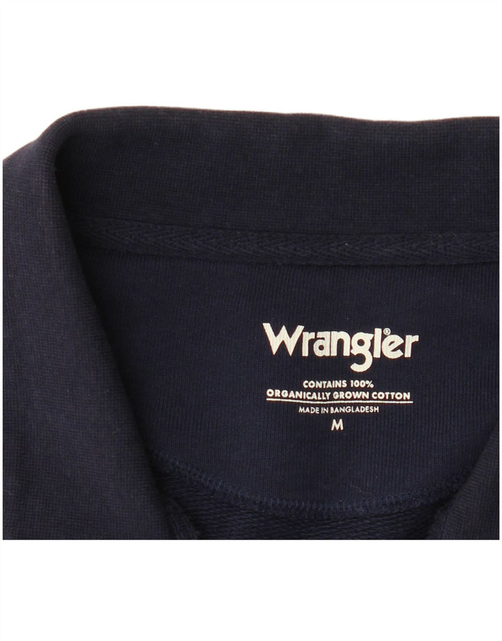 Wrangler - Chaqueta de chándal para hombre, color azul marino mediano, algodón