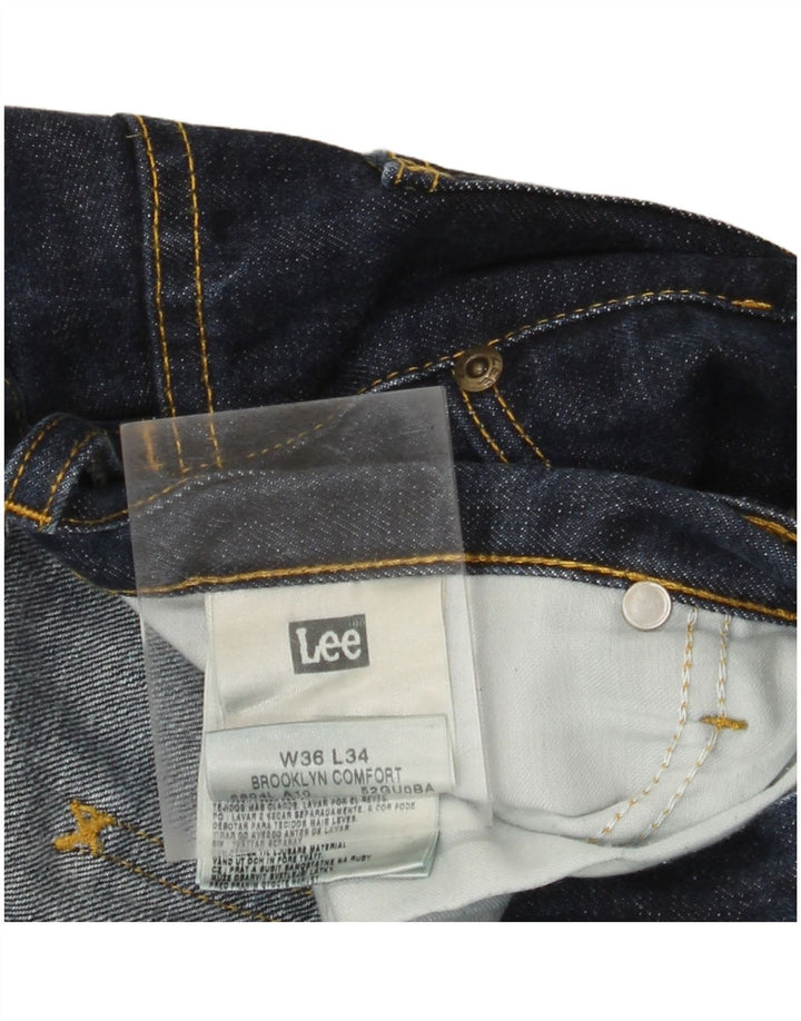LEE Vaqueros rectos Brooklyn Comfort para hombre W36 L34 Algodón azul marino