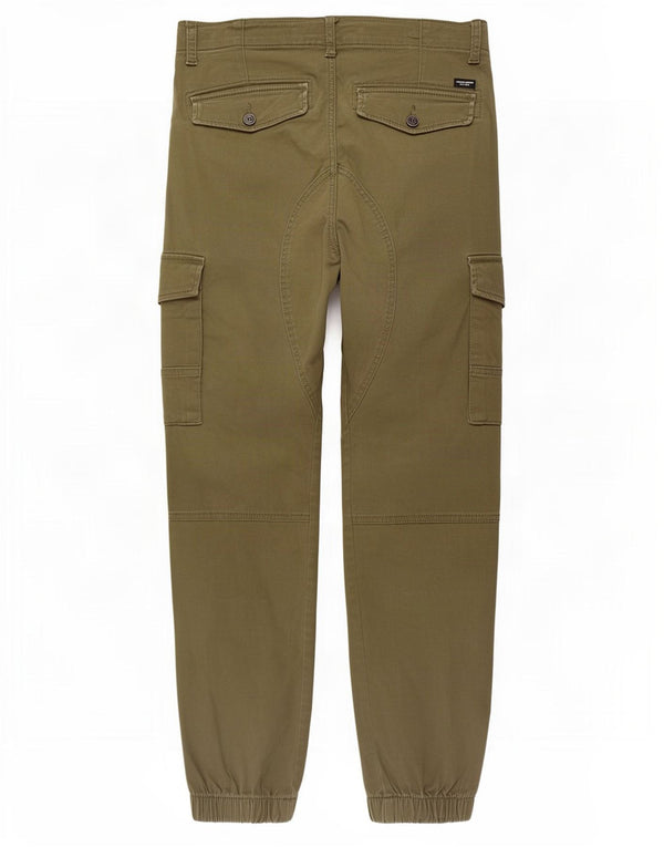 Jack & Jones Mens Joggers Cargo Trousers W30 L28 Khaki Cotton