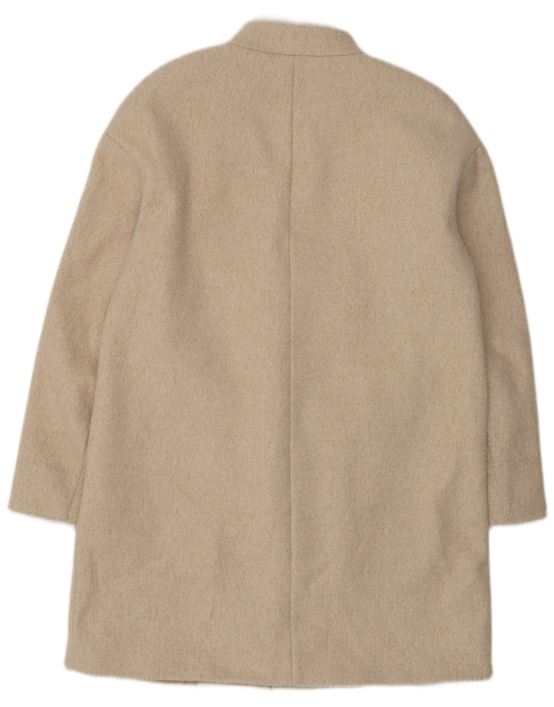 Zara Mujer Abrigo Abierto Extragrande UK 6 XS Beige