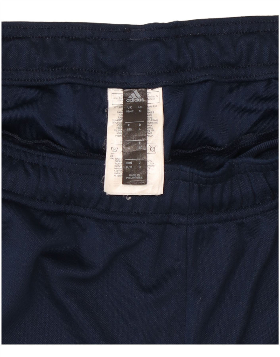 Adidas Pantalones de Chándal para Hombre UK 40/42 Medium Azul Marino Poliéster