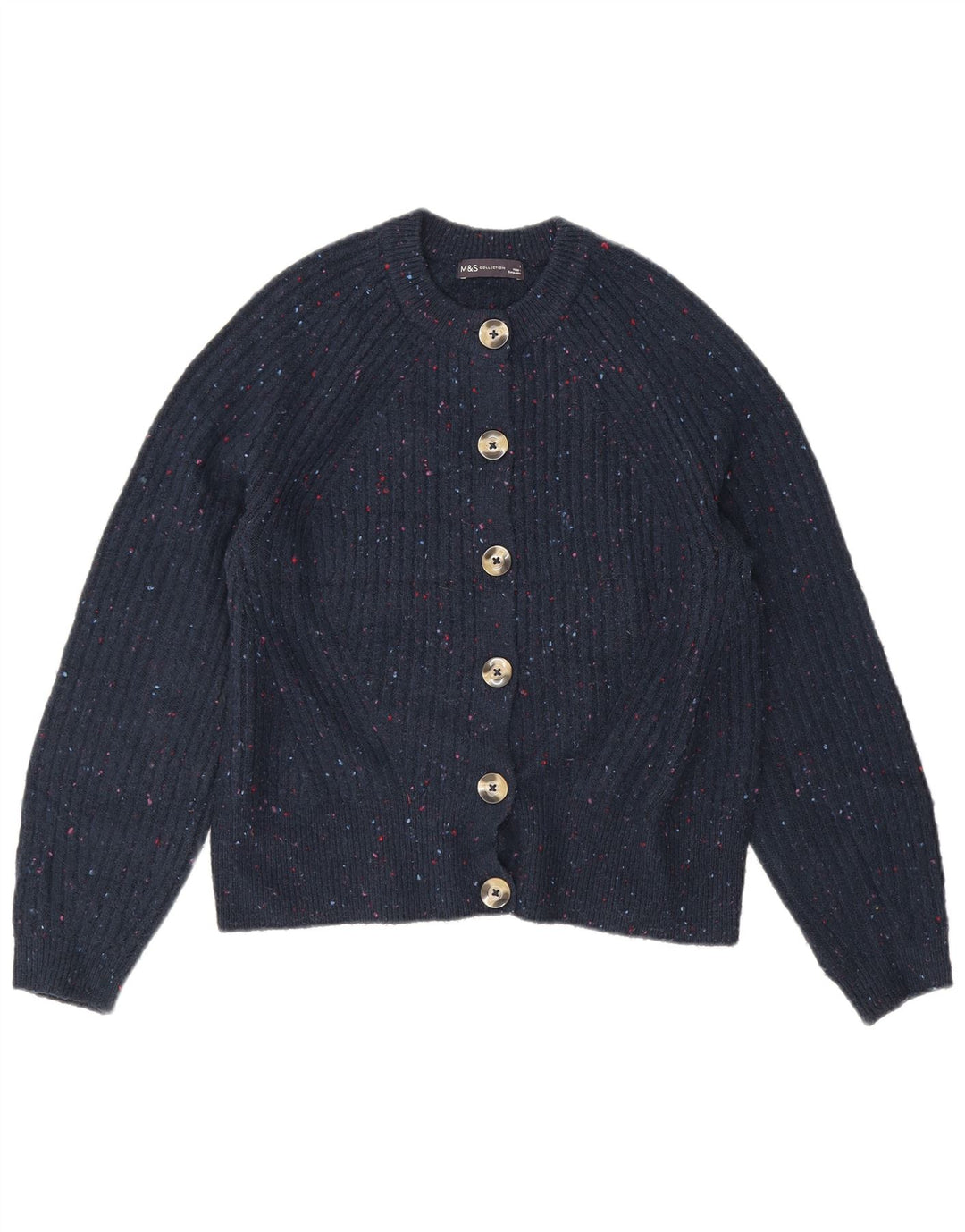Marks & Spencer - Cárdigan para mujer, talla 40, talla mediana, color azul marino