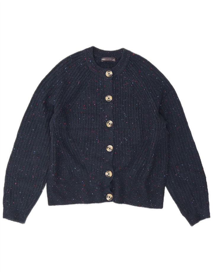 Marks & Spencer - Cárdigan para mujer, talla 40, talla mediana, color azul marino