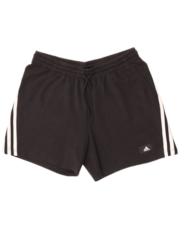 Adidas Pantalones cortos deportivos para hombre 2XL Algodón negro