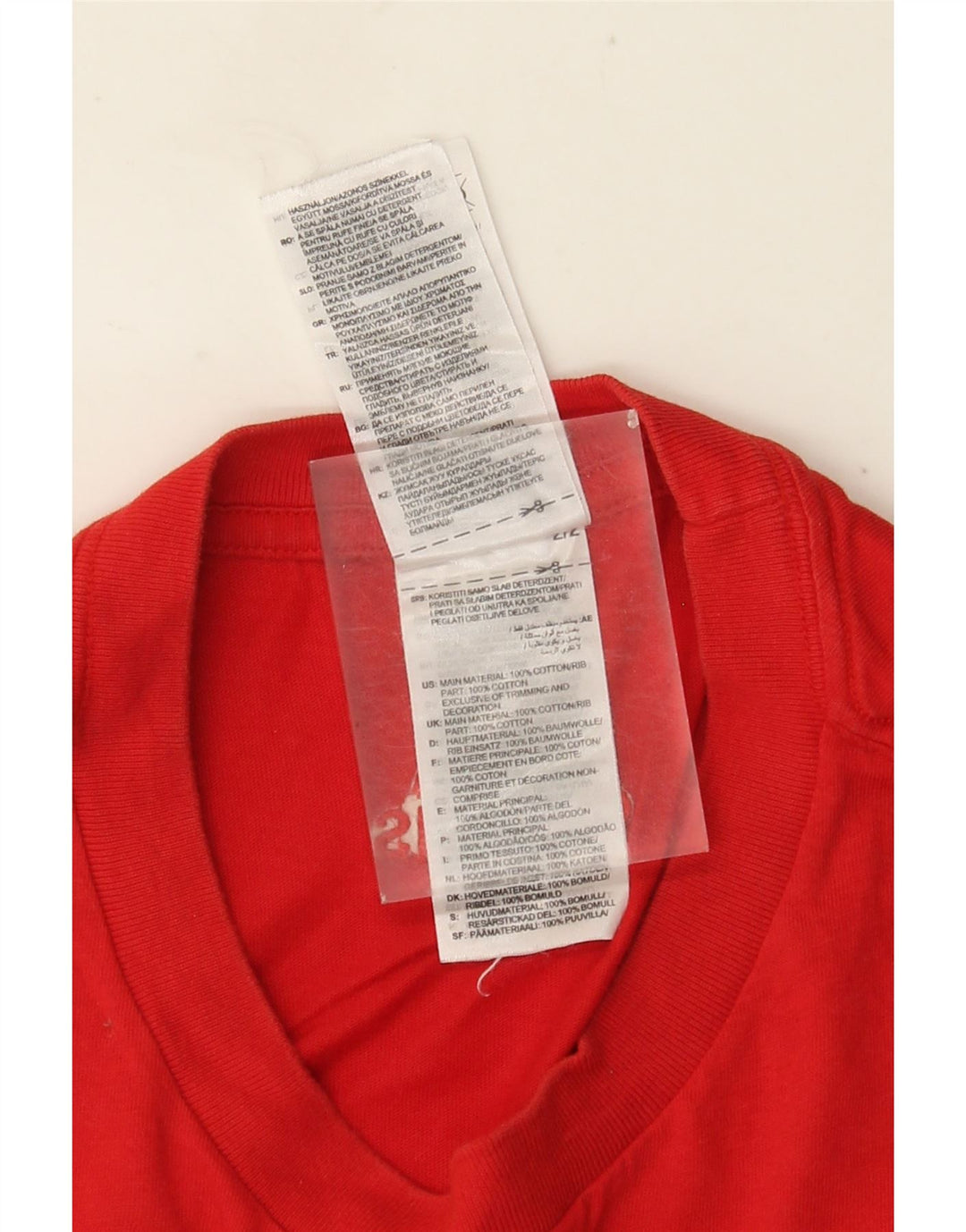 ADIDAS Camiseta gráfica para hombre Top Small Red Cotton