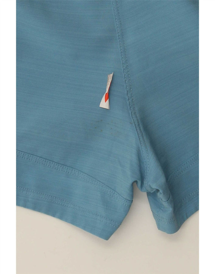 Adidas Pantalones cortos deportivos para mujer UK 8/10 Pequeño Azul Poliéster