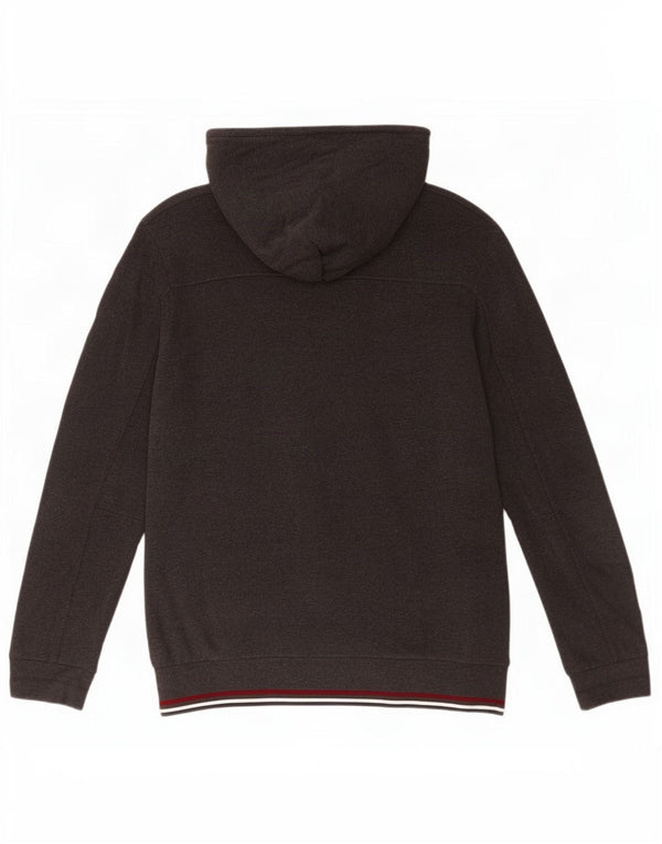 Jack Wills Sudadera con capucha y cuello con cremallera para hombre XL Gris Algodón