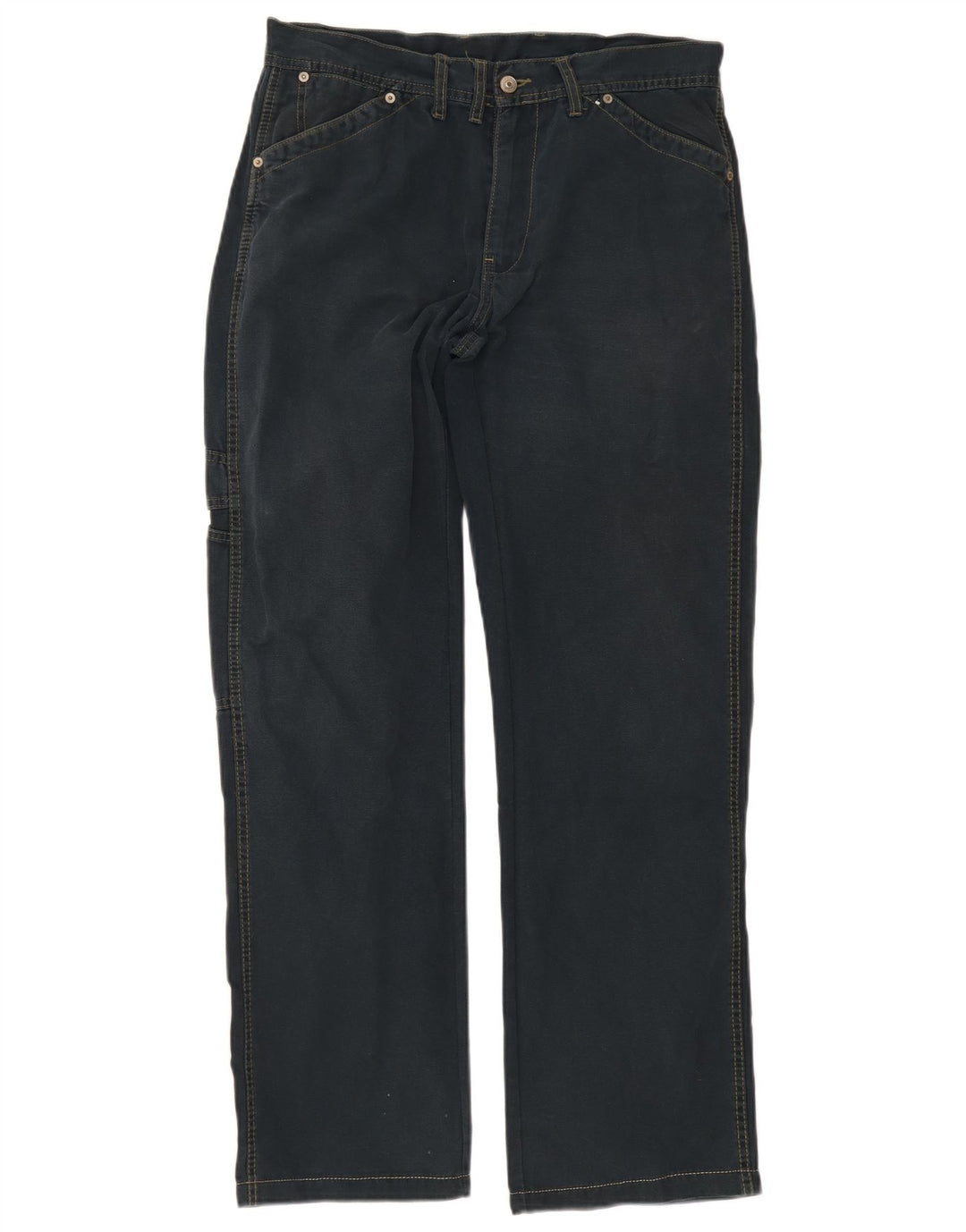 Woolrich Vaqueros rectos para hombre W32 L32 Algodón azul marino
