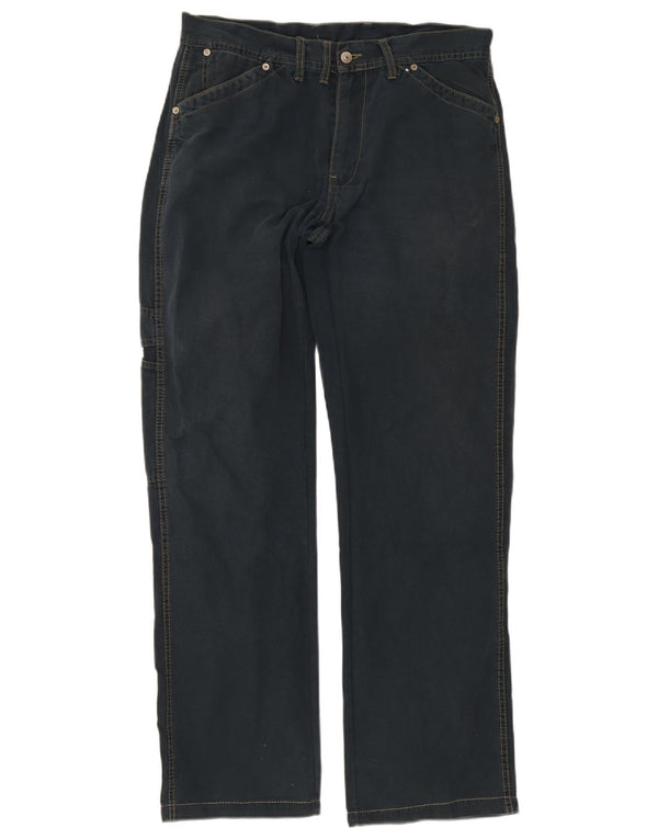 Woolrich Vaqueros rectos para hombre W32 L32 Algodón azul marino
