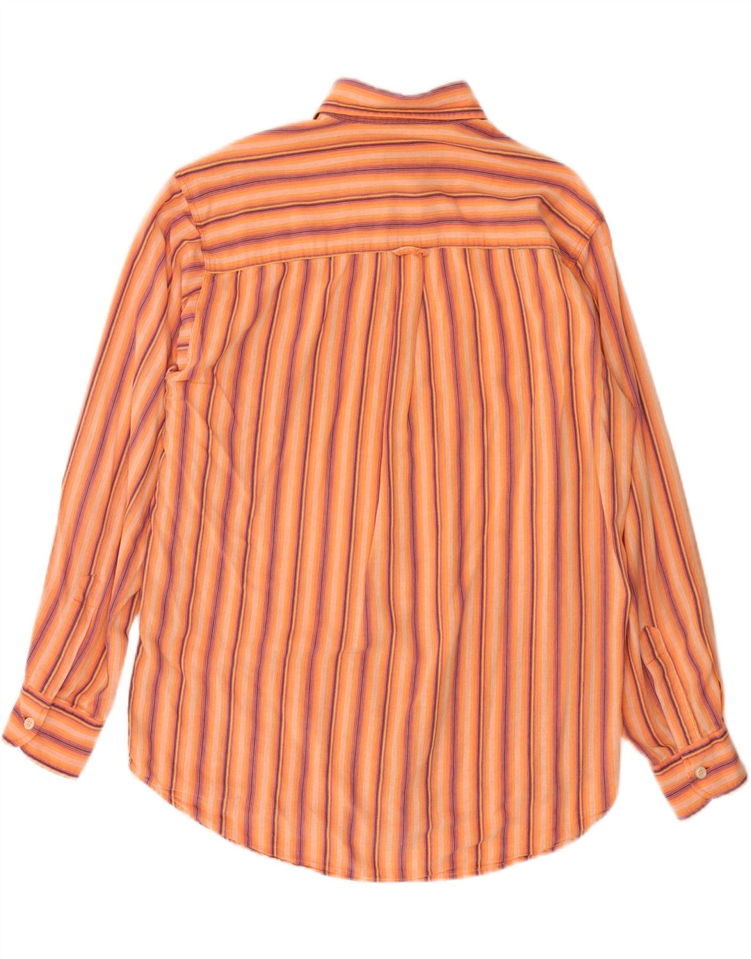 Camisa CARRERA Hombre Algodón Rayas Naranja Medio