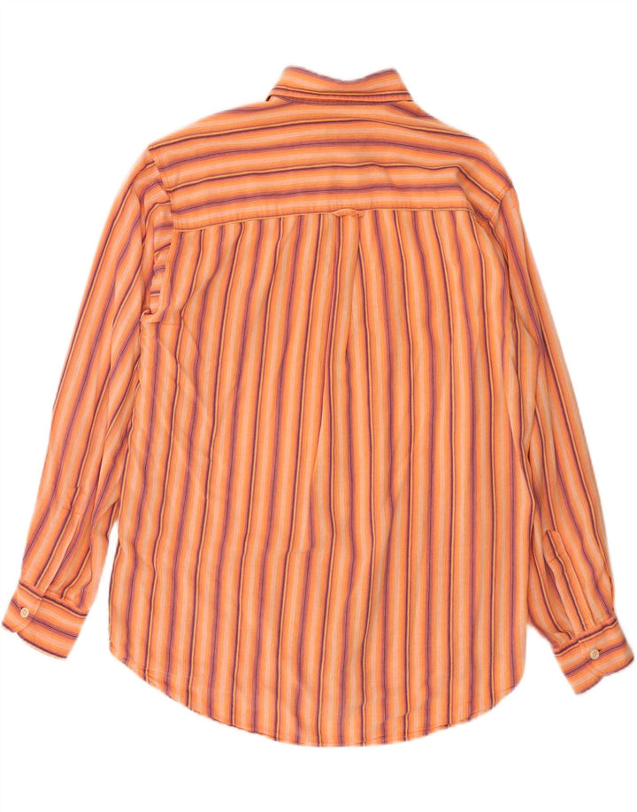 Camisa CARRERA Hombre Algodón Rayas Naranja Medio