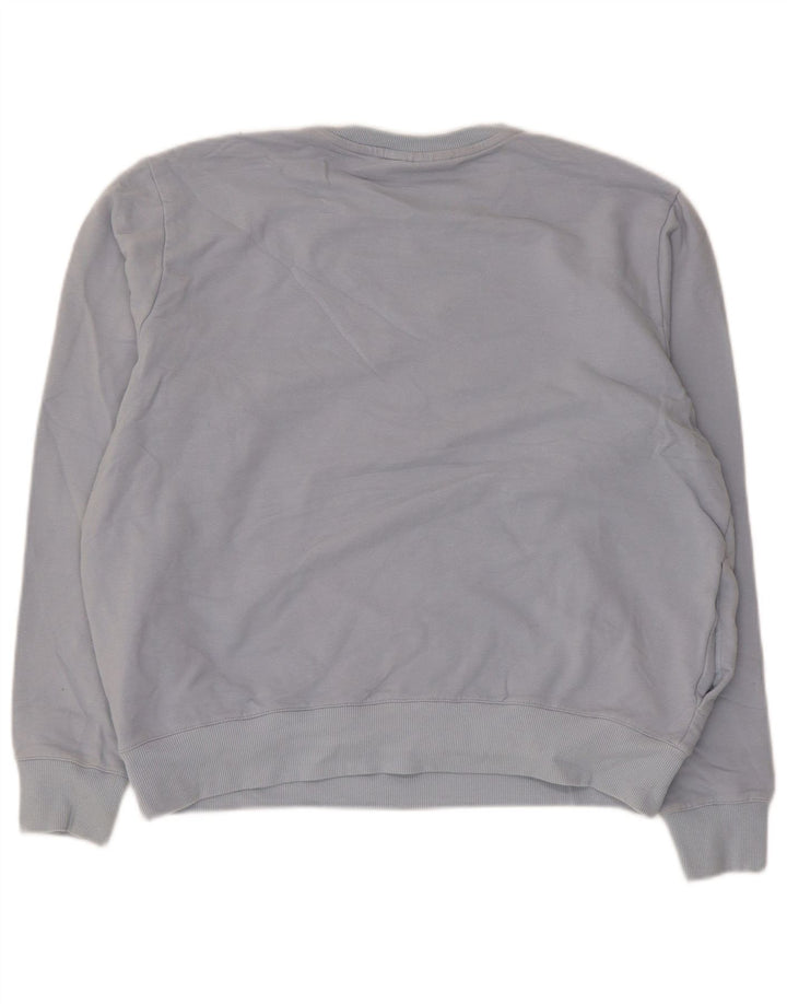 Fila - Sudadera para mujer, talla 40, talla grande, algodón azul