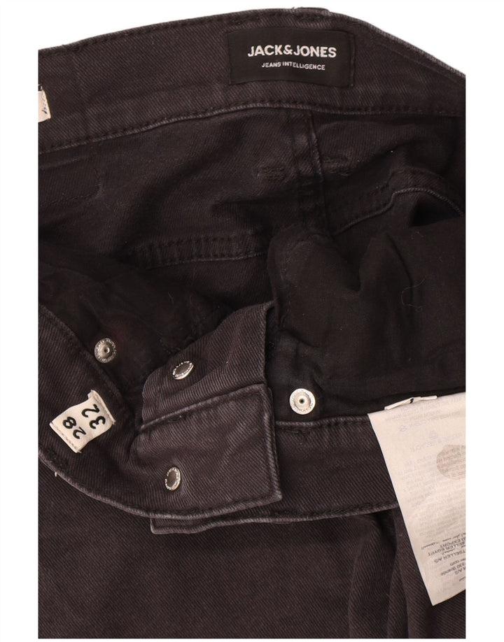 Jack & Jones Vaqueros ajustados para hombre W28 L27 Algodón negro