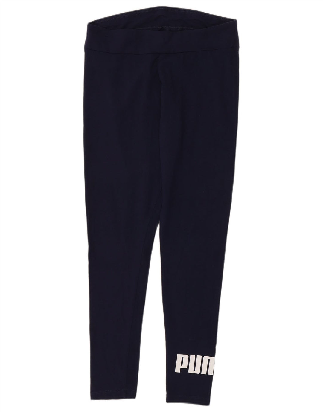 Puma Leggings gráficos para mujer UK 12 Medium Azul marino Algodón