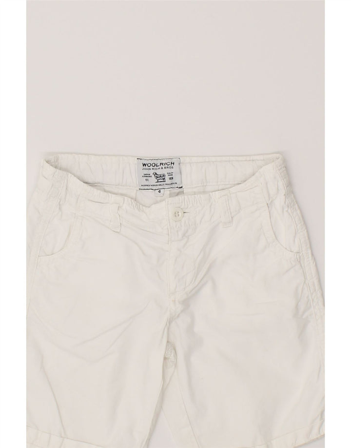 WOOLRICH Boys Casual Shorts 3-4 Years W20  White Vintage Woolrich and Second-Hand Woolrich from Messina Hembry 