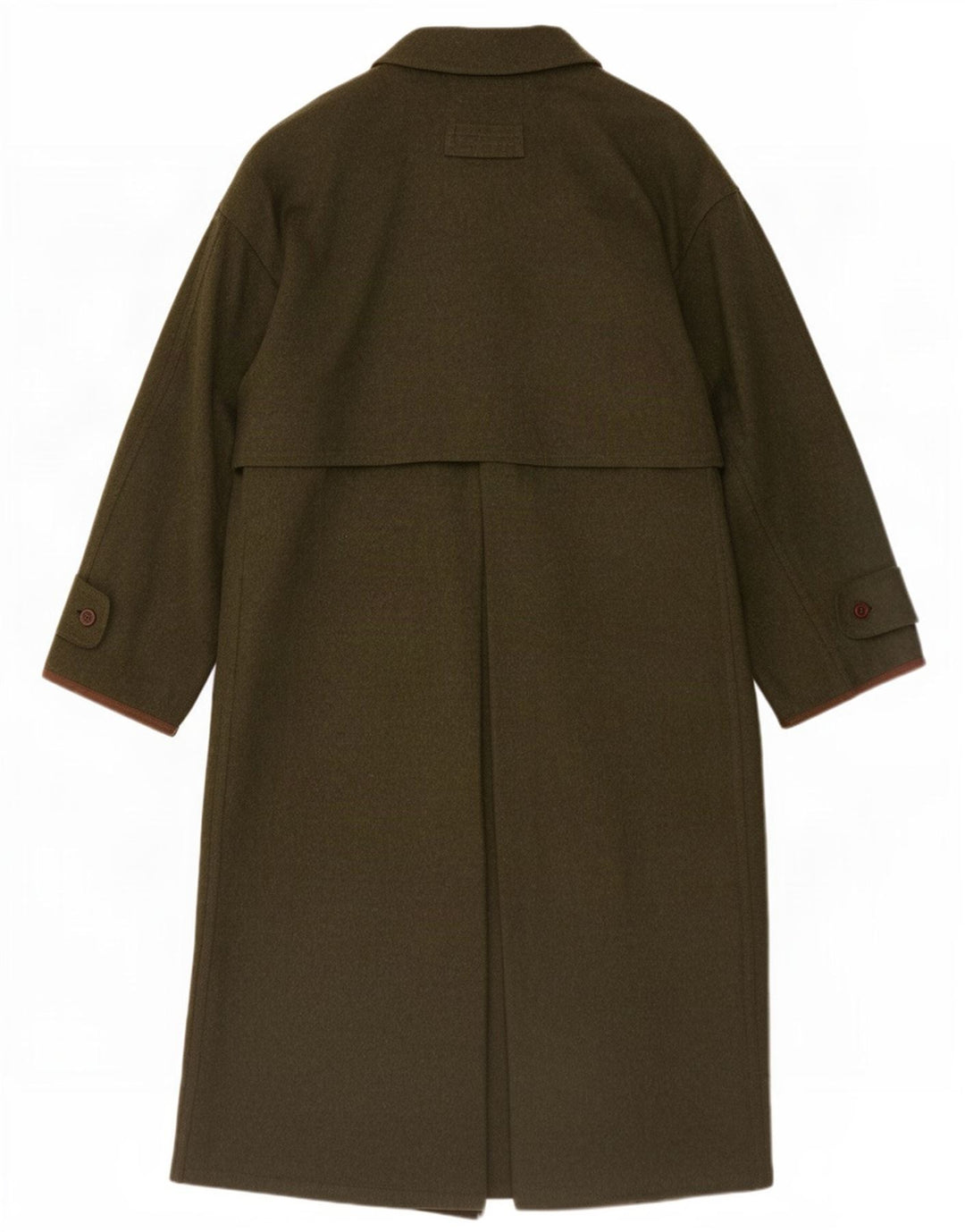 Abrigo Amadeus para hombre UK 38 Lana virgen caqui mediana