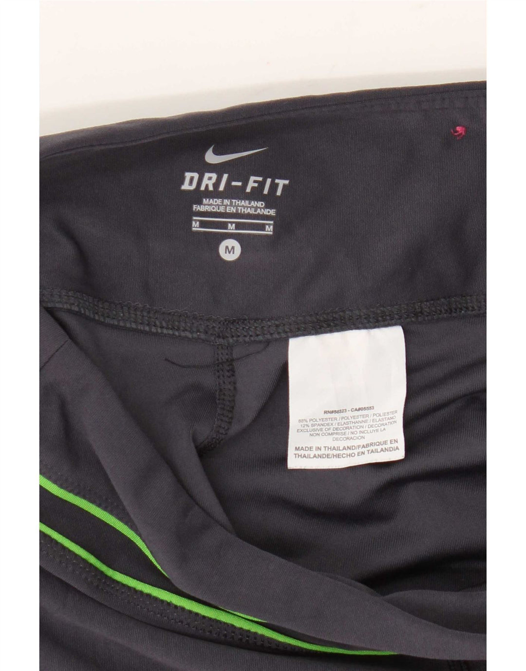 Nike Dri Fit Capri Pantalones de Chándal para Mujer UK 44 Poliéster Gris Medio