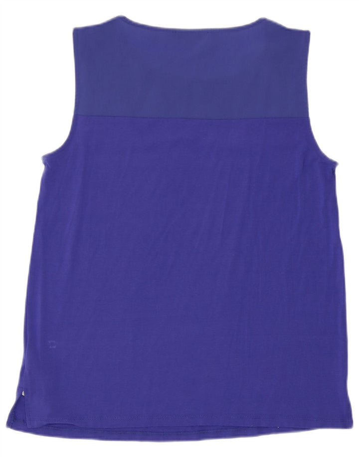 Liu Jo - Camiseta sin mangas para mujer, talla 6, XS, viscosa azul