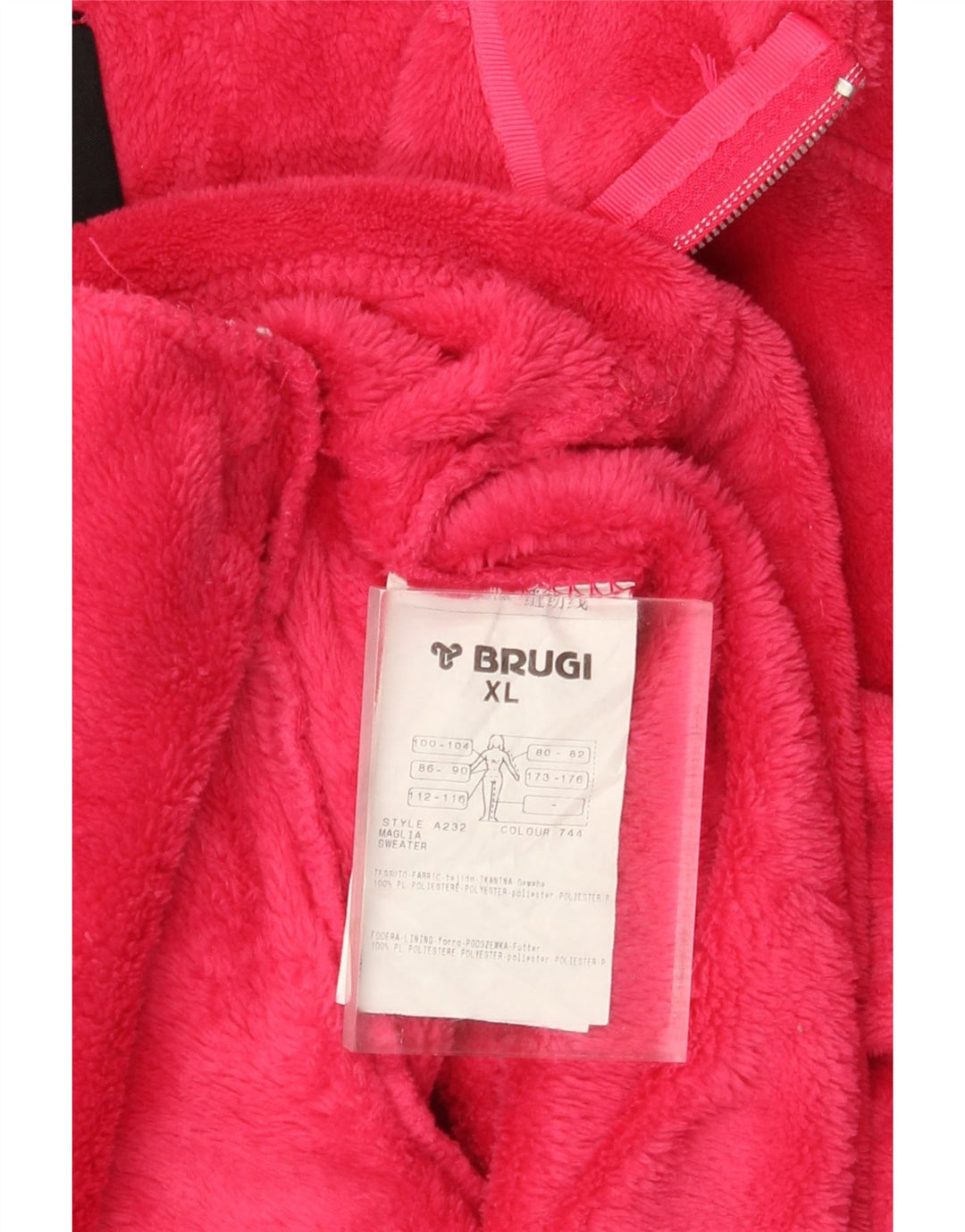 Brugi Chaqueta Polar Mujer ES 40 XL Poliéster Rosa