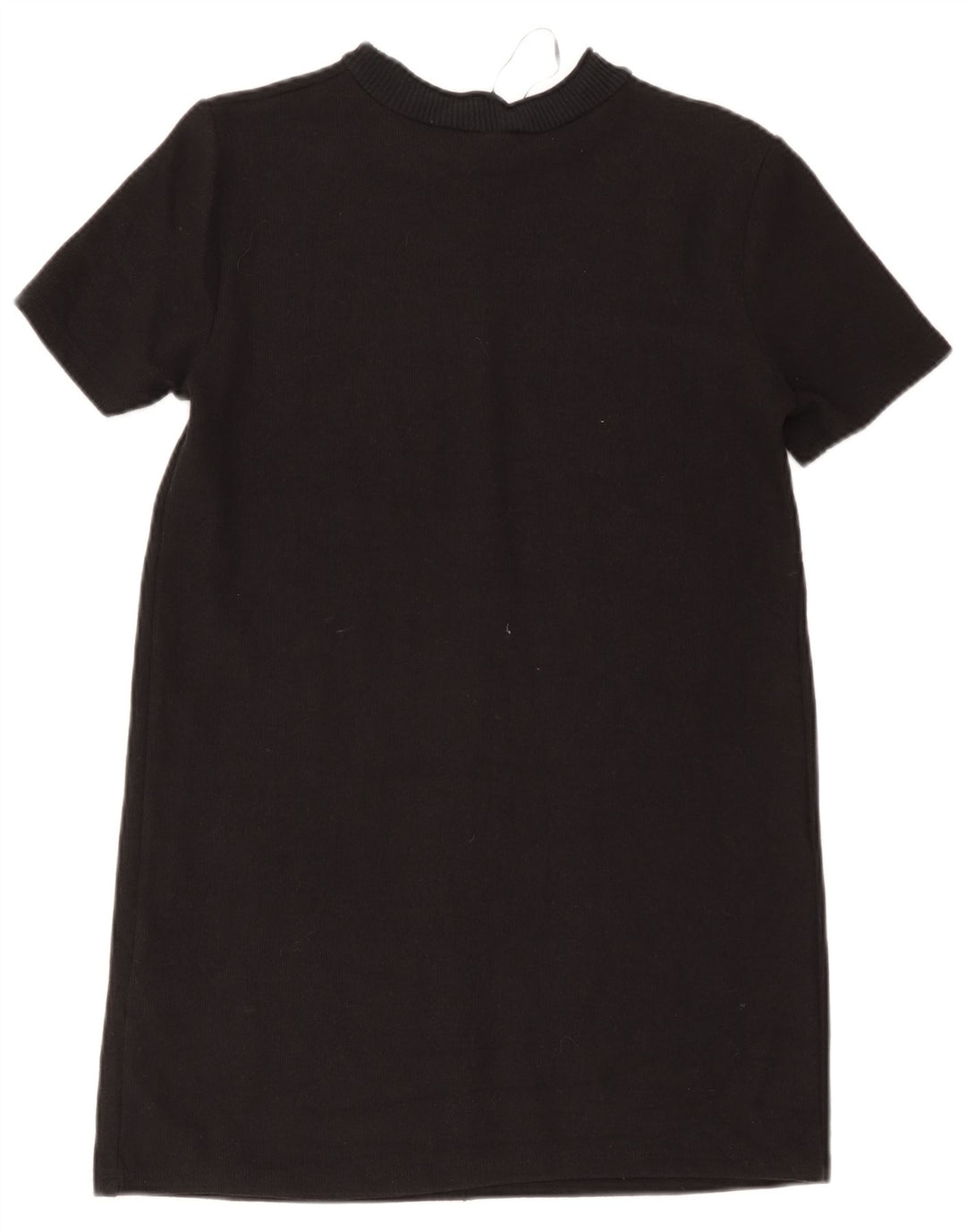 Zara Vestido recto para mujer UK 40 Mediano Algodón negro