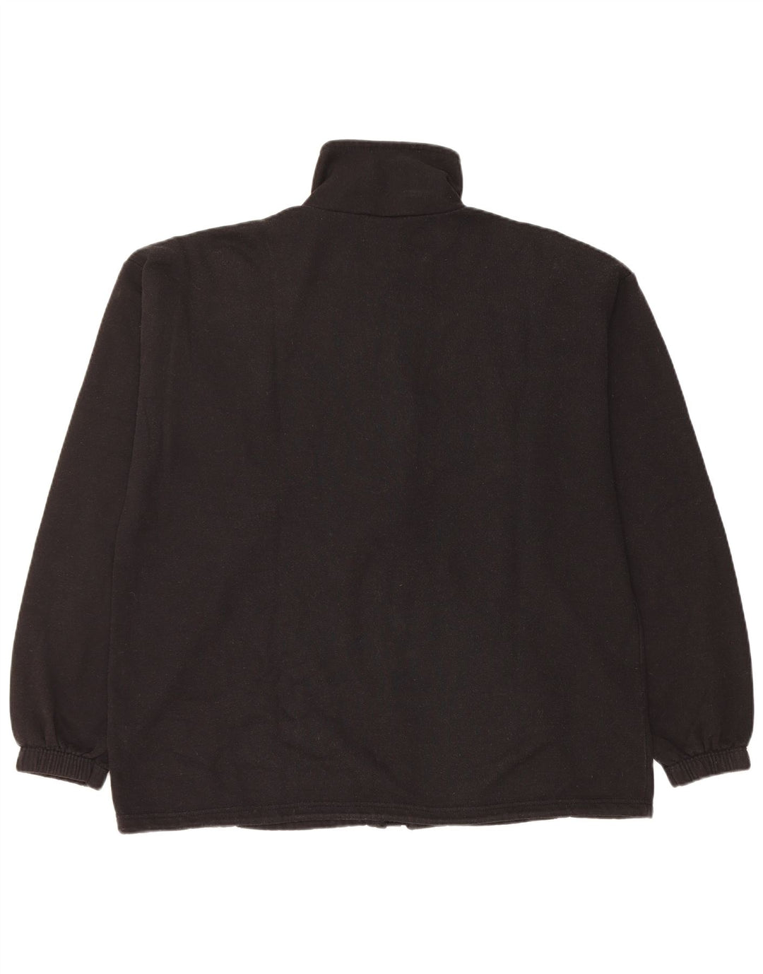 Vintage hombres chándal chaqueta superior XL negro