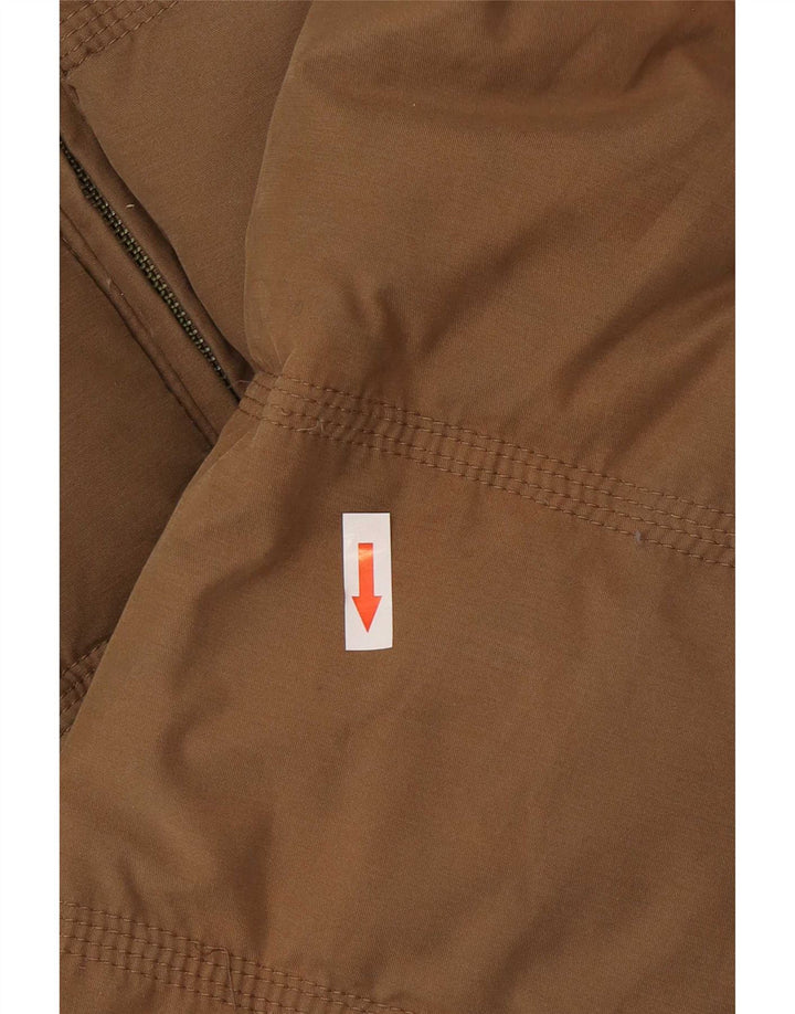 Timberland Chaqueta acolchada para mujer Reino Unido 12 Algodón marrón medio