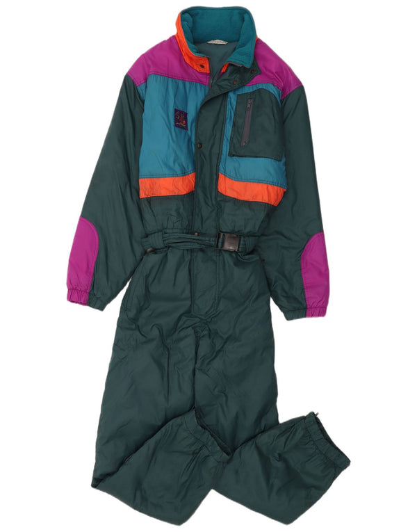 Brugi Mono de esquí con capucha para hombre IT 52 XL Poliamida verde color block