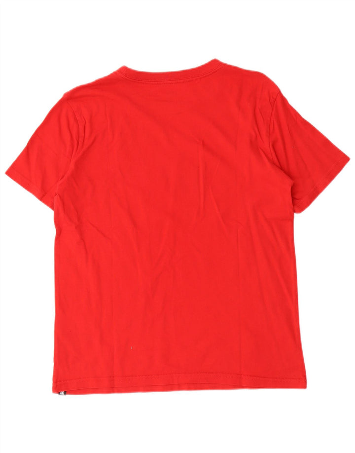 DC Boys Graphic T-Shirt Top 13-14 años Grande Rojo Algodón