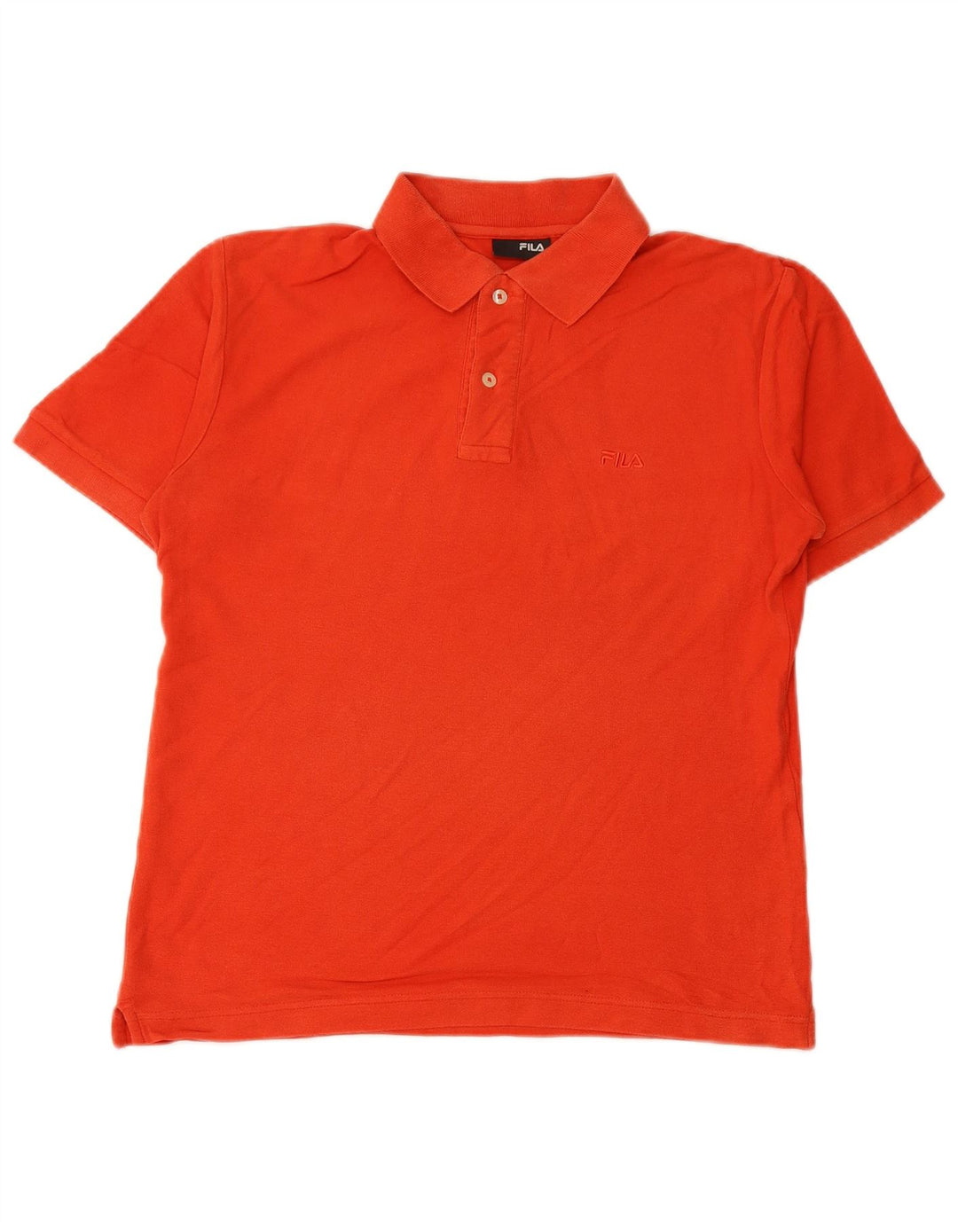 FILA Polo Hombre Small Naranja Algodón