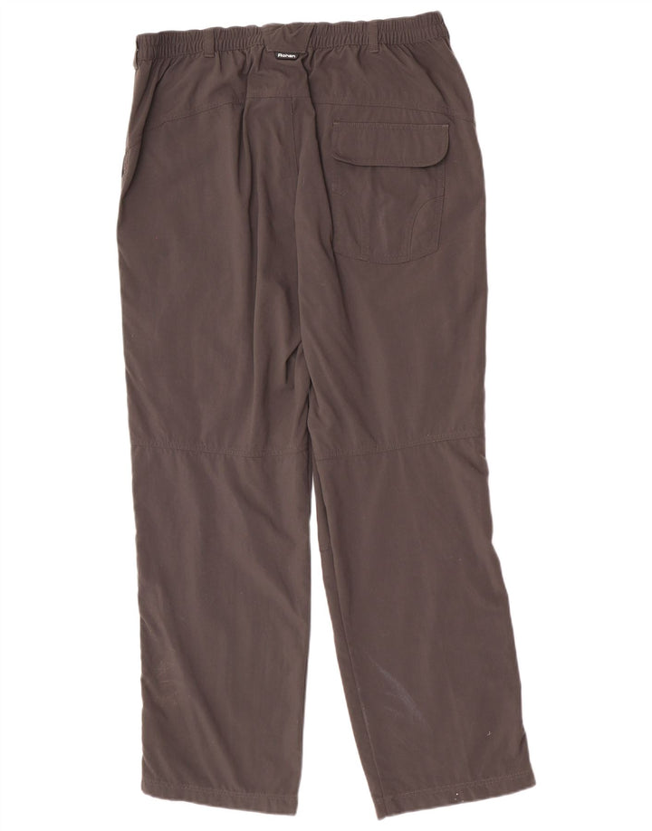 Rohan - Pantalón cargo recto para hombre, talla grande, W34 L30, poliamida gris