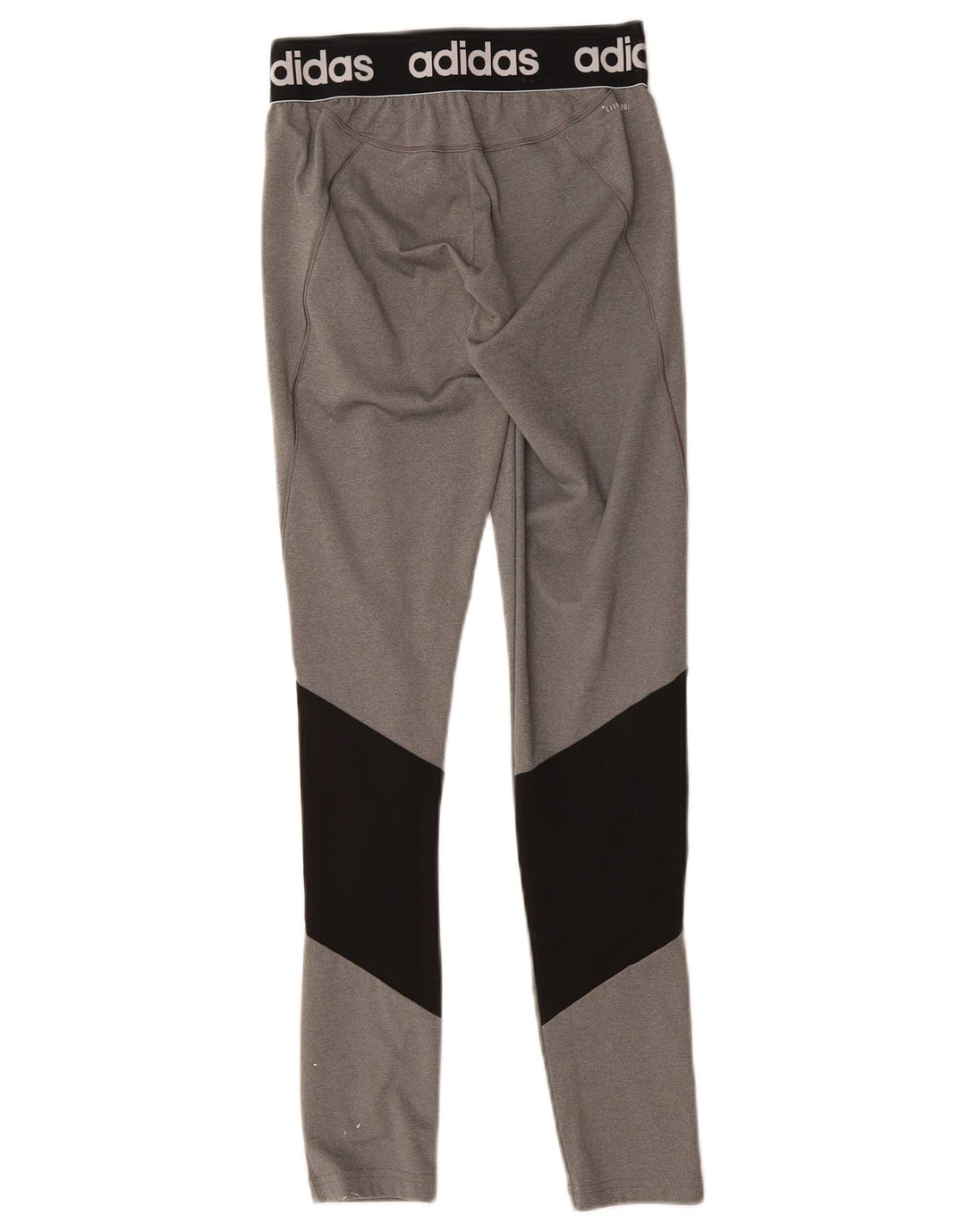 ADIDAS Womens Climacool Graphic Leggings UK 8/10 Small  Grey Colourblock