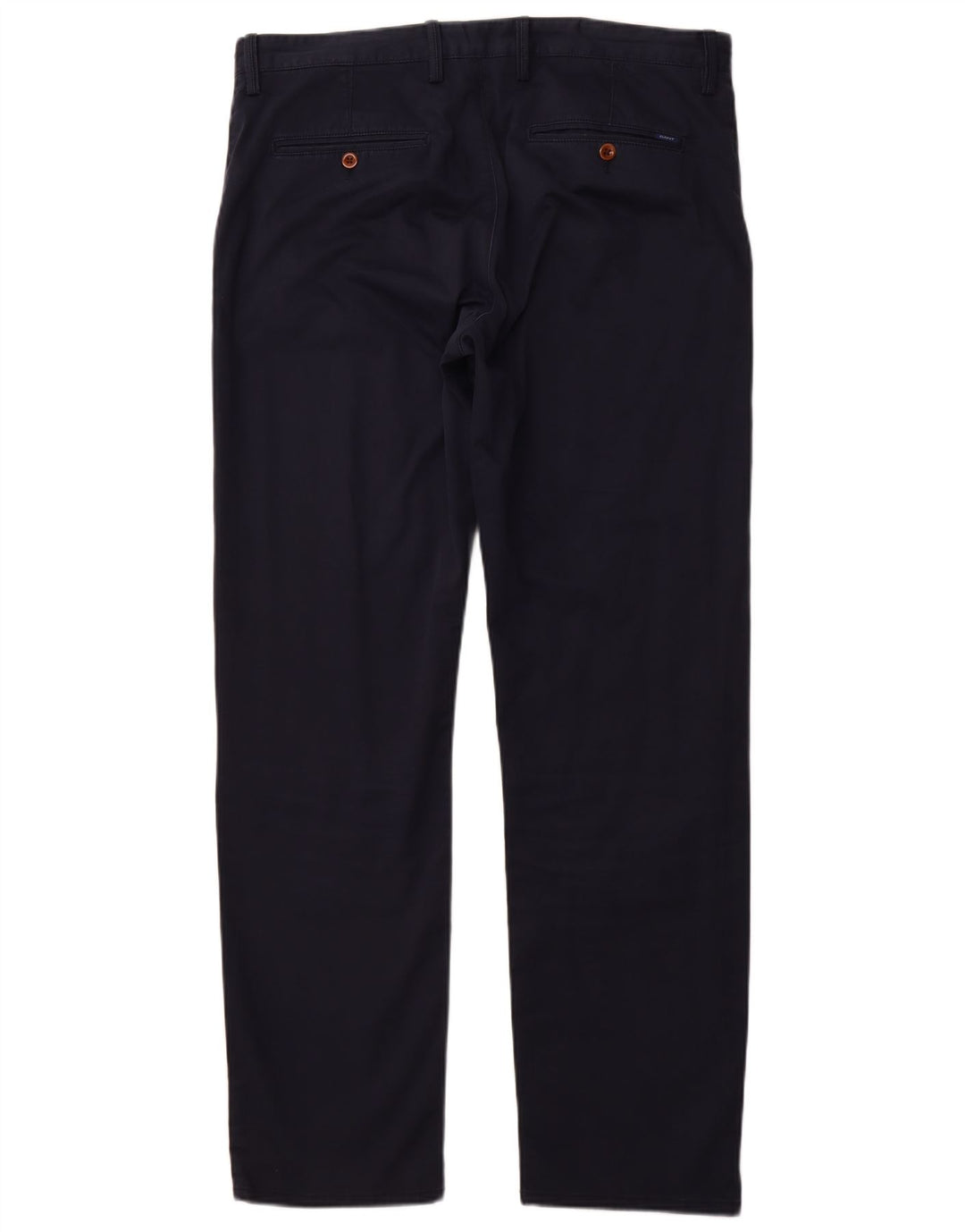 GANT Pantalón chino recto para hombre W36 L34 Azul marino Algodón