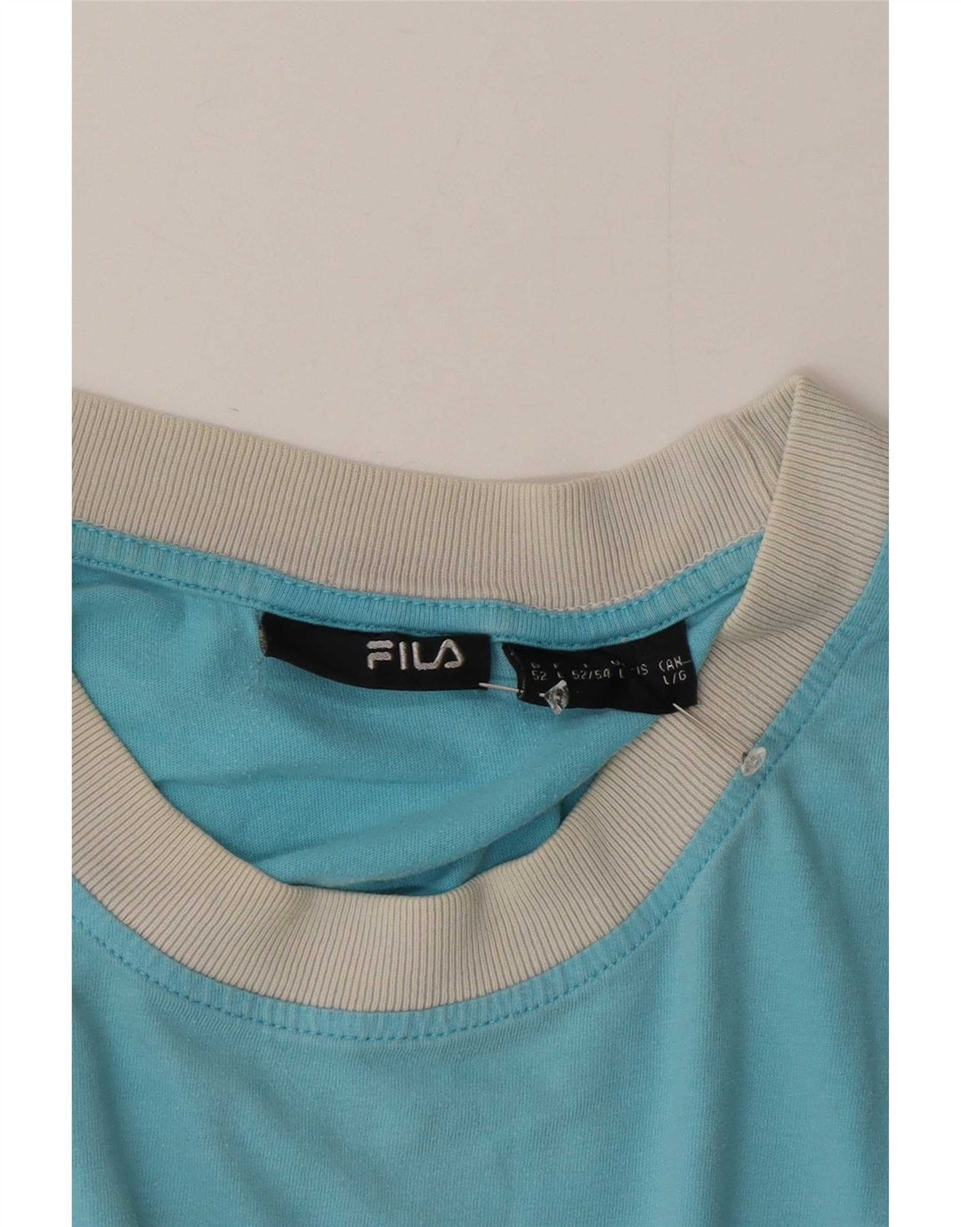 Fila Camiseta para hombre Top Large Blue Colorblock