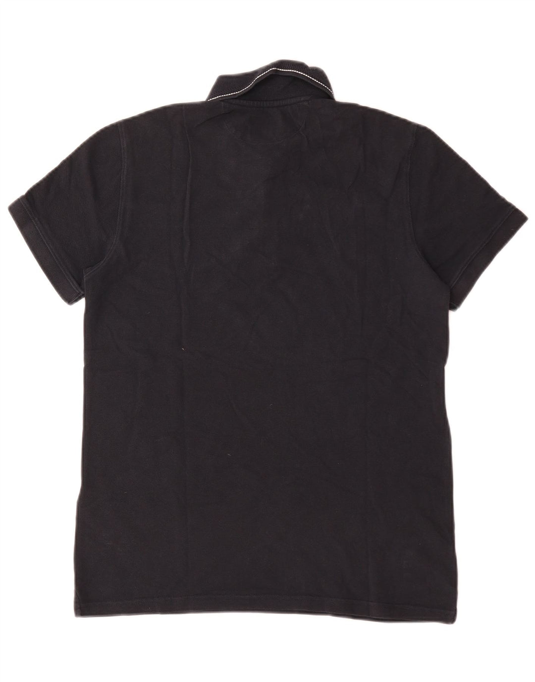 Polo Massimo Dutti Hombre Algodón Azul Marino Medio