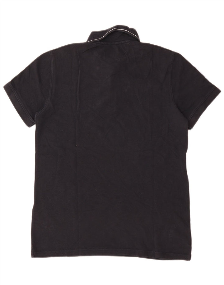 Polo Massimo Dutti Hombre Algodón Azul Marino Medio