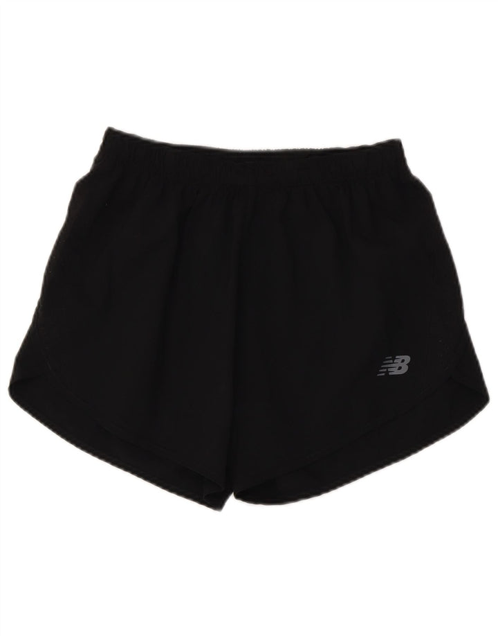 New Balance Mujer Pantalones Cortos Deportivos Pequeño Poliéster Negro