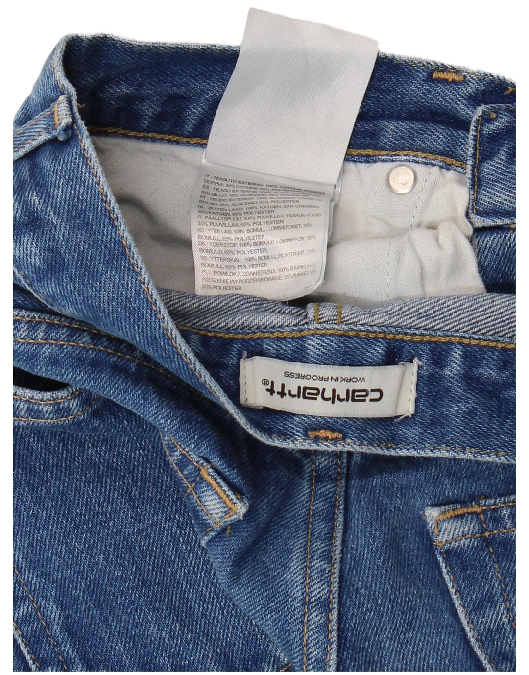Vaqueros Carhartt Mujer Slim W26 L25 Algodón Azul