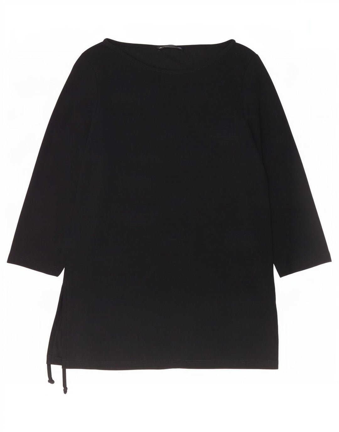 Marina Rinaldi Top para mujer manga 3/4 UK 44 Viscosa negra mediana
