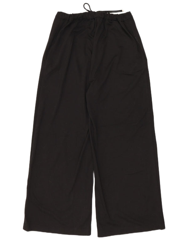 Marks & Spencer Pantalones casuales de cintura alta para mujer UK 44 Large W32 L29 Negro