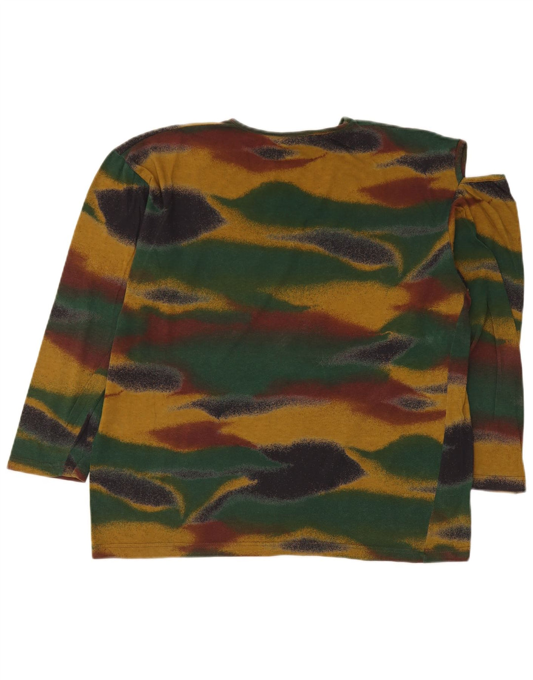 Blumarine Top Gráfico Mujer Manga Larga IT 44 Medio Algodón Multicolor