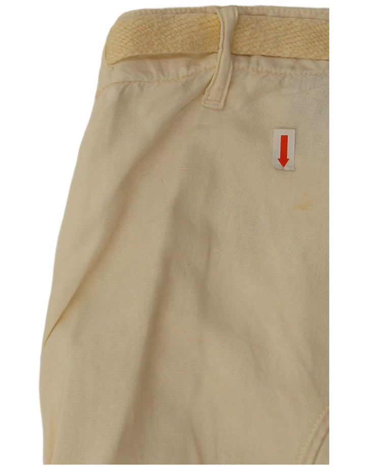 Bermudas Diesel Hombre W31 Medio Algodón Blanco Roto