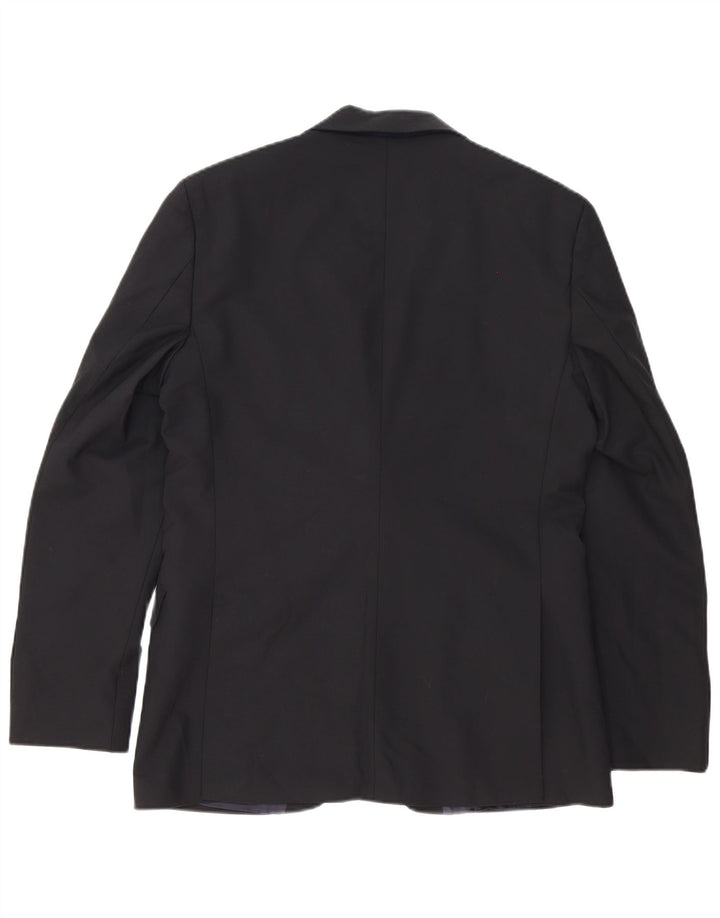 Ted Baker Chaqueta tipo blazer de corte regular con 2 botones para hombre UK 38 Mediano Algodón negro