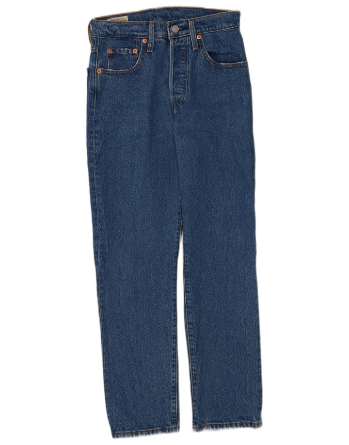 Vaqueros Levi's Mujer 501 Rectos W25 L26 Algodón Azul