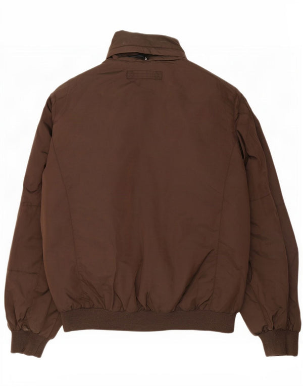 Fordocks Chaqueta bomber con capucha para hombre UK 46 3XL Nylon marrón